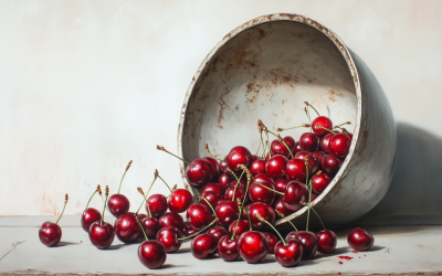 Mounds of Cherries, Chocolates, and Sweets